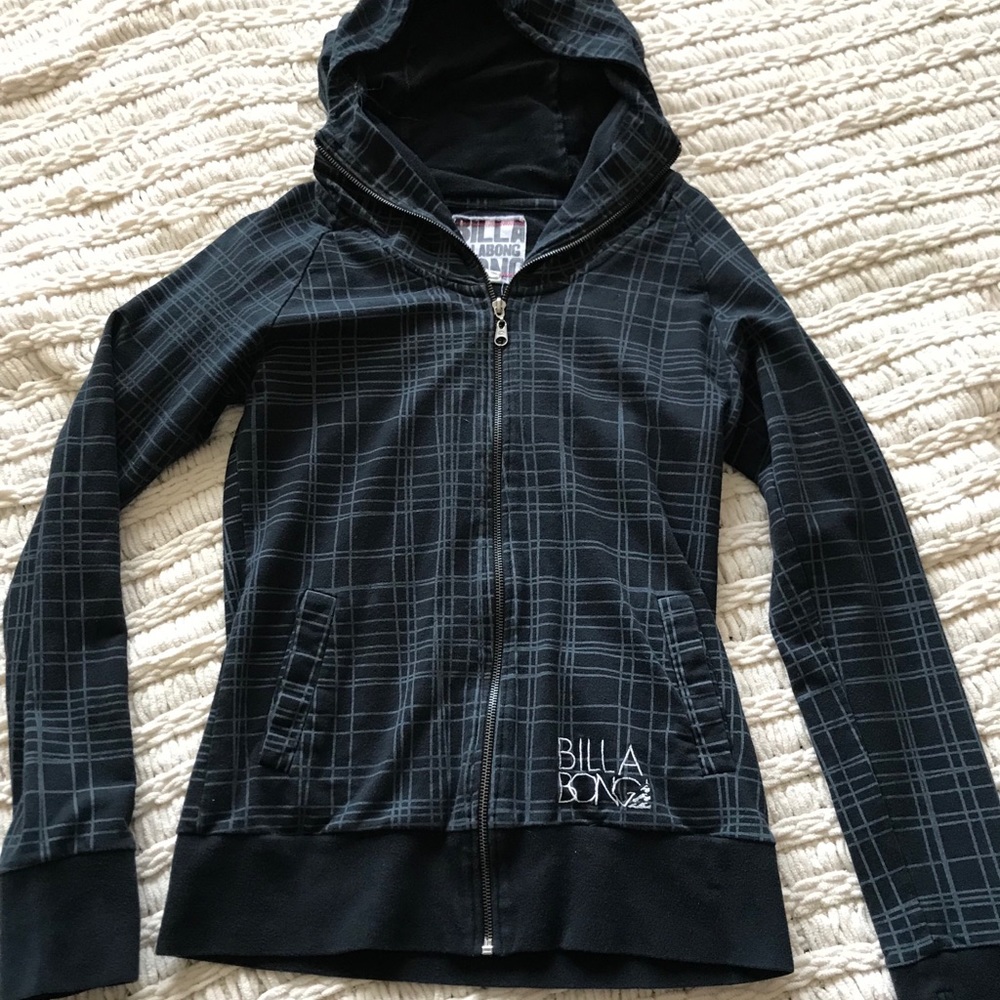 Billabong hooded sweater with full zip